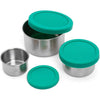3 Mini Stainless Containers (set Of 3)